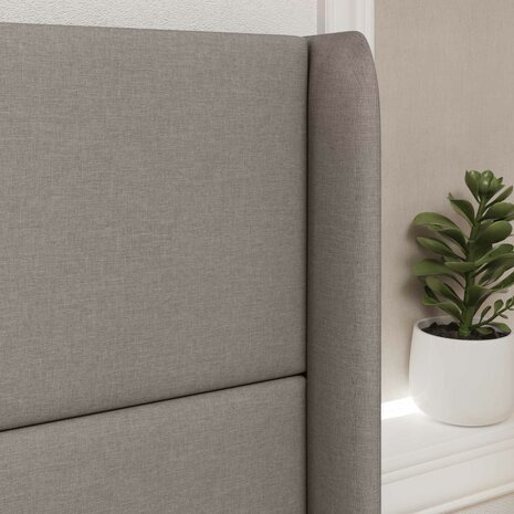 Hoofdbord oor Taupe 80 x 16 x 4 cm Stof 4