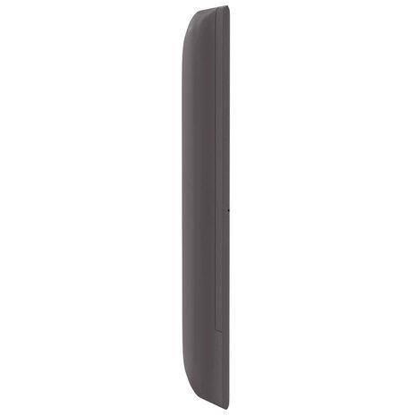 Hoofdbord oor Grijs 80 x 16 x 4 cm PVC 8