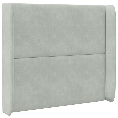 Hoofdbord oor Lichtgrijs 80 x 16 x 4 cm Fluweel 3