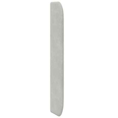 Hoofdbord oor Lichtgrijs 80 x 16 x 4 cm Fluweel 5