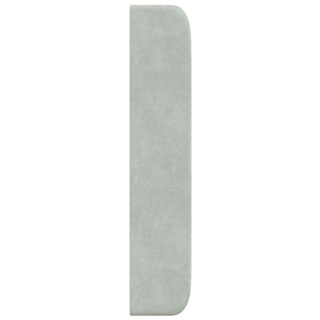 Hoofdbord oor Lichtgrijs 80 x 16 x 4 cm Fluweel 7