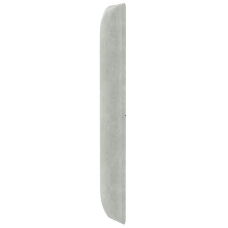 Hoofdbord oor Lichtgrijs 80 x 16 x 4 cm Fluweel 8