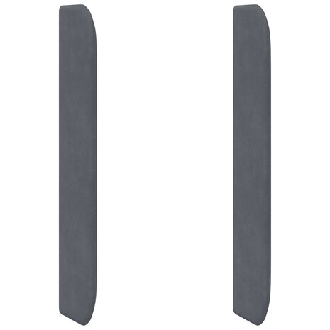 Hoofdbord oor Grijs 80 x 16 x 4 cm Fluweel 2