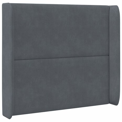 Hoofdbord oor Grijs 80 x 16 x 4 cm Fluweel 3