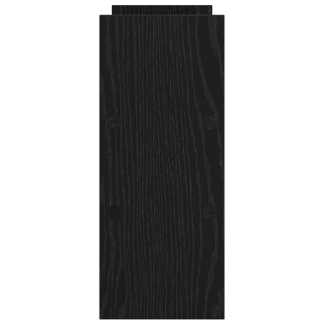 MonitorstandaardZwart Eiken 40 x 17 x 41 cm Bewerkt hout 5