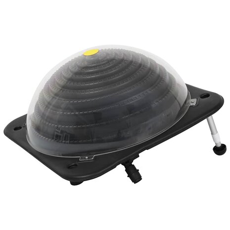 Zwembadverwarming solar 75x75x36 cm HDPE aluminium 1