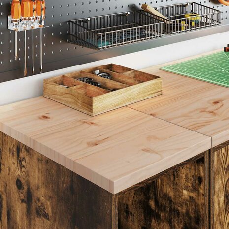 Garagekast 30x51x85 cm massief grenenhout gerookt eiken 4