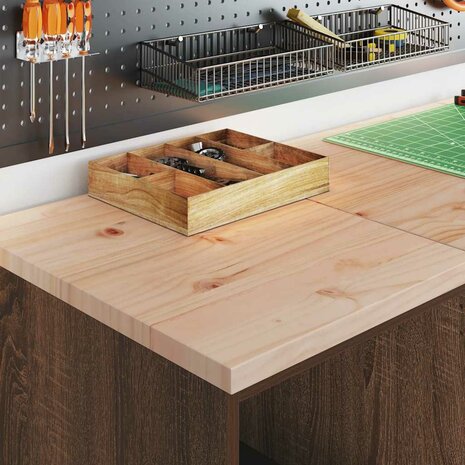 Garagekast 40x51x85 cm massief grenenhout bruin eikenkleurig 4