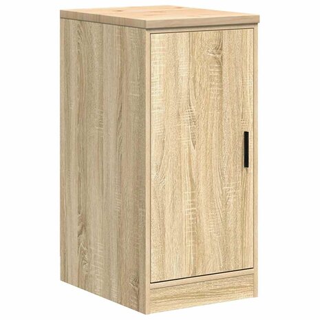 Garagekast 40x51x85 cm massief grenenhout sonoma eikenkleurig 2