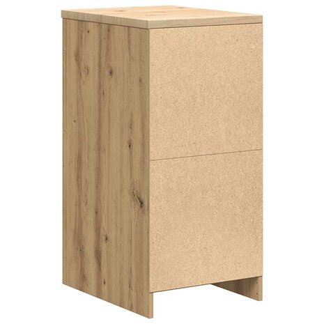 Garagekast 40x51x85 cm massief grenenhout artisan eikenkleurig 8
