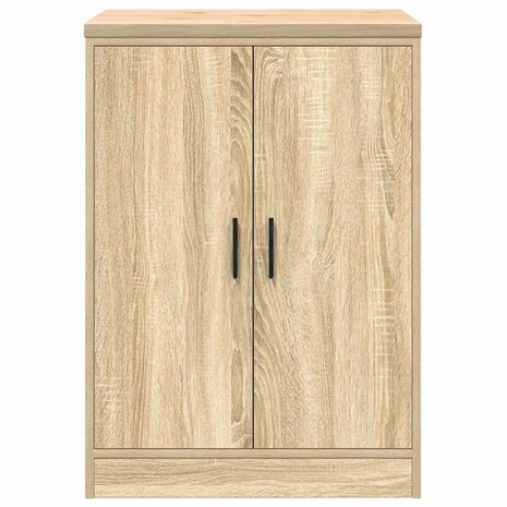 Garagekast 60x51x85 cm massief grenenhout sonoma eikenkleurig 6