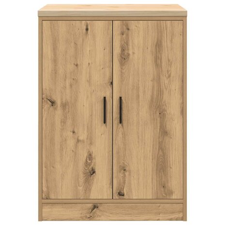 Garagekast 60x51x85 cm massief grenenhout artisan eikenkleurig 6