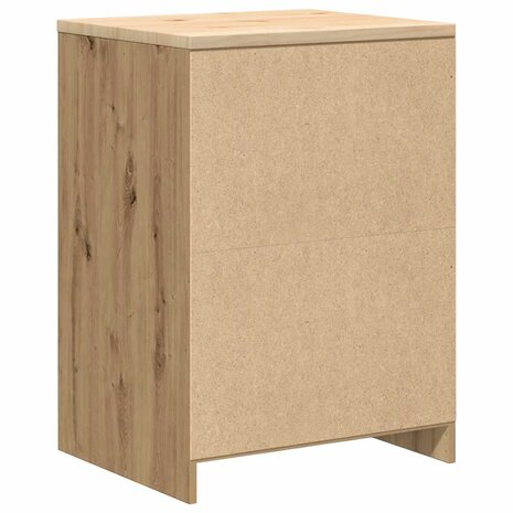Garagekast 60x51x85 cm massief grenenhout artisan eikenkleurig 8