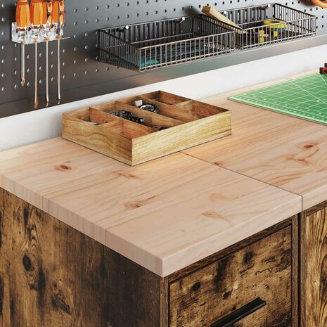 Garagekast 30x51x85 cm massief grenenhout gerookt eiken 3