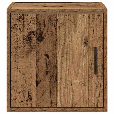Garage wandkasten 2 st bewerkt hout oud hout 6