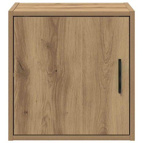 Garage wandkast bewerkt hout ambachtelijk eiken 6