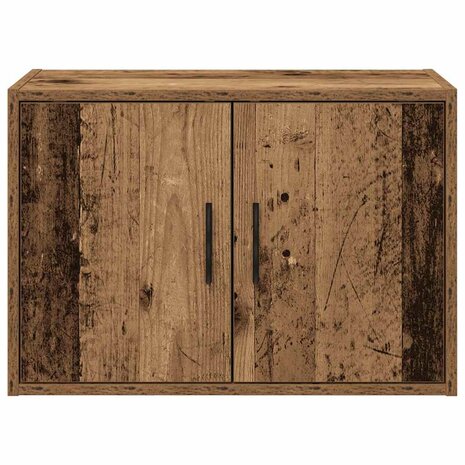 Garage wandkast bewerkt hout oud hout 6