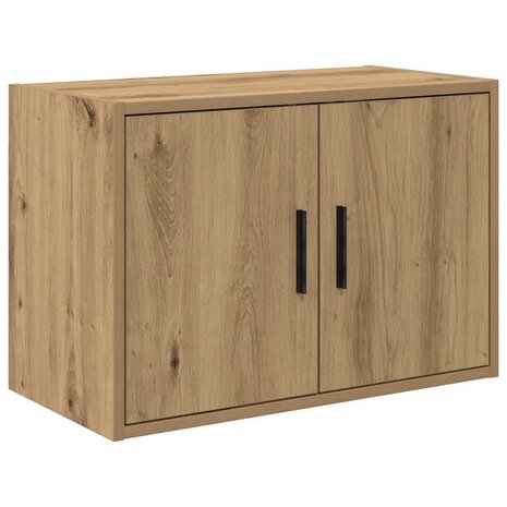 Garage wandkast bewerkt hout ambachtelijk eiken 2