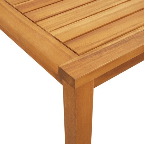 3-delige Bistroset poly rattan en acaciahout zwart 9