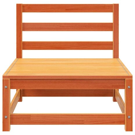 Tuinbank zonder armleuningen 70x70x67 cm grenenhout wasbruin 4