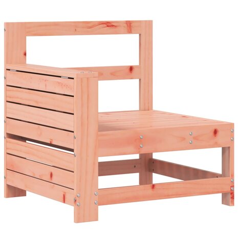 Tuinbank met armleuning en klaptafel massief douglashout 2