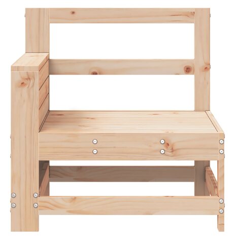 Tuinbank met armleuning 69x62x70,5 cm massief grenenhout 4