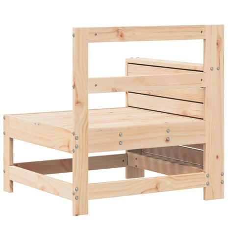 Tuinbank met armleuning 69x62x70,5 cm massief grenenhout 6