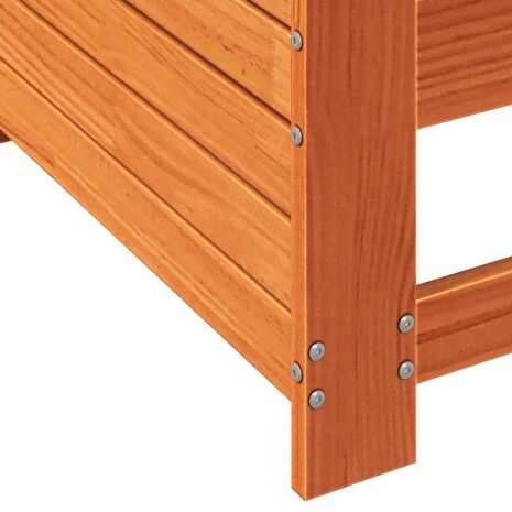 Tuinbank met armleuning 69x62x70,5 cm grenenhout wasbruin 7