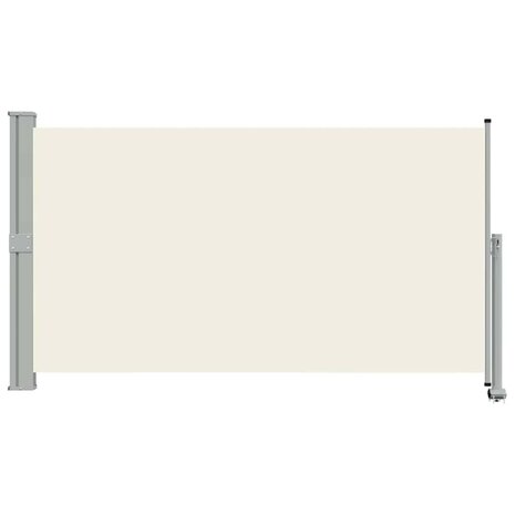 Tuinscherm uittrekbaar 140x300 cm cr&egrave;mekleurig 4
