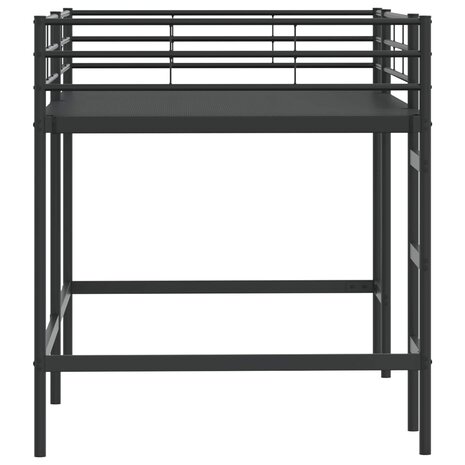 Halfhoogslaper voor Kids Zwart 79,5 x 200 cm Staal 6