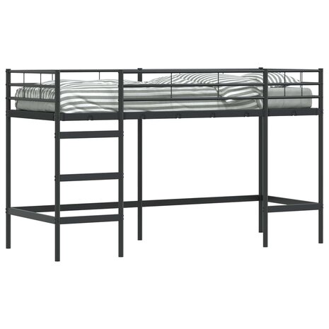 Halfhoogslaper voor Kids Zwart 99,5 x 190 cm Staal 2