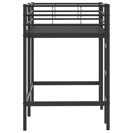 Halfhoogslaper voor Kids Zwart 99,5 x 190 cm Staal 6