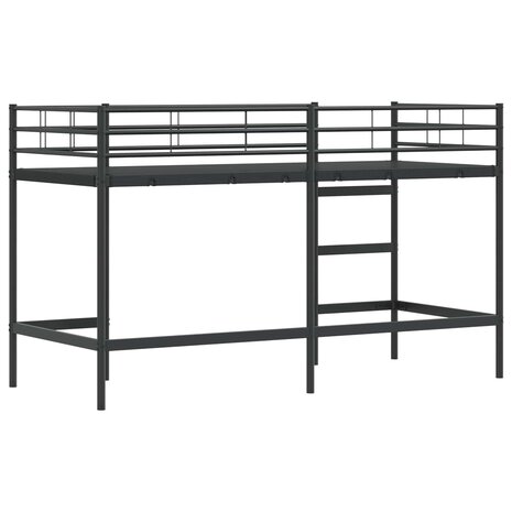 Halfhoogslaper voor Kids Zwart 99,5 x 190 cm Staal 7