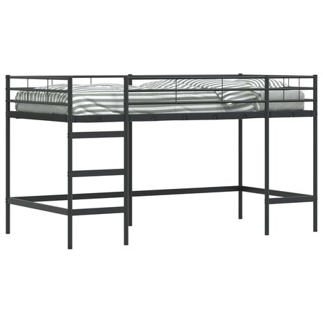 Halfhoogslaper voor Kids Zwart 99,5 x 200 cm Staal 2