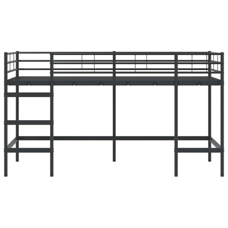 Halfhoogslaper voor Kids Zwart 99,5 x 200 cm Staal 5
