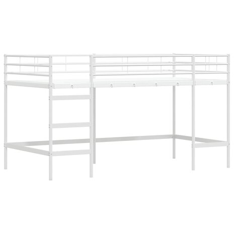Halfhoogslaper voor Kids Wit 90 x 200 cm Staal 4