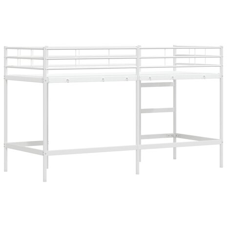 Halfhoogslaper voor Kids Wit 99,5 x 190 cm Staal 7