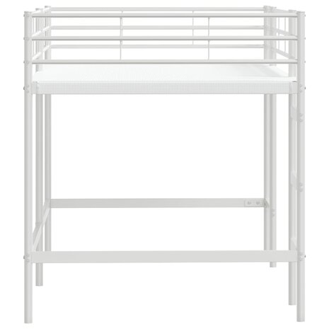 Halfhoogslaper voor Kids Wit 107 x 200 cm Staal 6
