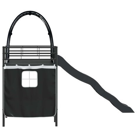 Halfhoogslaper voor Kids Zwart 99,5 x 190 cm Metaal 9