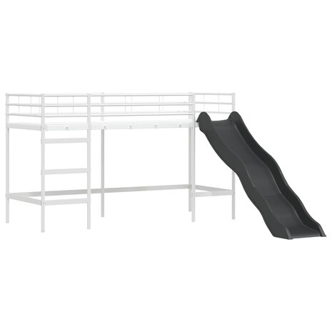 Halfhoogslaper voor Kids Wit en Roze 74,5 x 190 cm Metaal 5