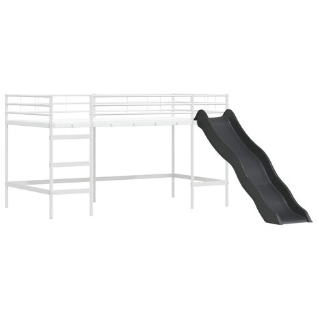 Halfhoogslaper voor Kids Wit en Roze 79,5 x 200 cm Metaal 5
