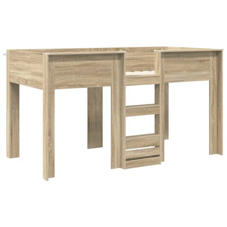 Stapelbed voor Kinderen Sonoma Eiken 100 x 200 cm Bewerkt hout 4