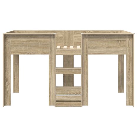 Stapelbed voor Kinderen Sonoma Eiken 100 x 200 cm Bewerkt hout 5