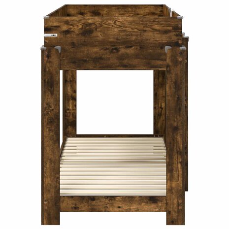 Stapelbed voor Kinderen Gerookt eiken 75 x 190 cm Bewerkt hout 6