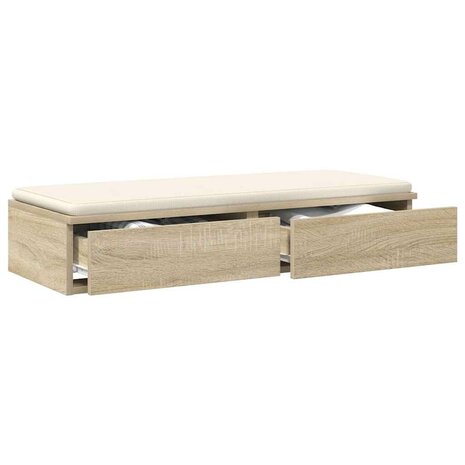 Bedlades Sonoma Eiken 100 x 36,5 x 16,5 cm Bewerkt hout 3