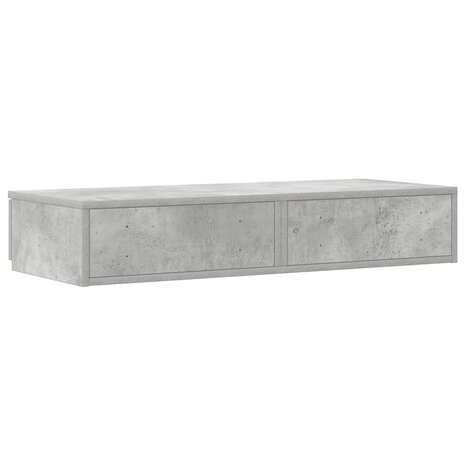 Bedlades met lade Beton Grijs 100 x 36,5 x 16,5 cm Bewerkt hout 8