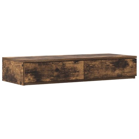 Bedlades Gerookt eiken 100 x 36,5 x 16,5 cm Bewerkt hout 2