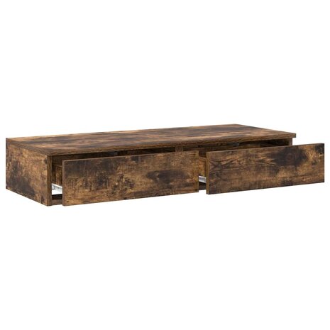 Bedlades Gerookt eiken 100 x 36,5 x 16,5 cm Bewerkt hout 5