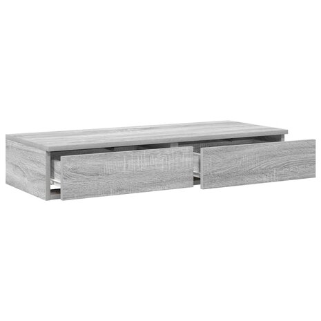 Bedlades Grijs Sonoma 100 x 36,5 x 16,5 cm Bewerkt hout 5