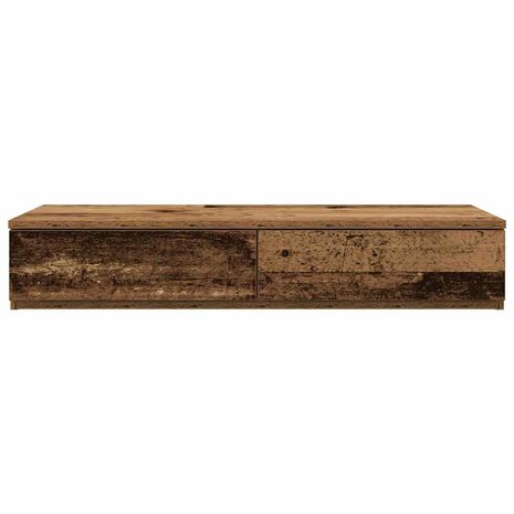 Bedlades met lade Oudhout 100 x 36,5 x 16,5 cm Bewerkt hout 6